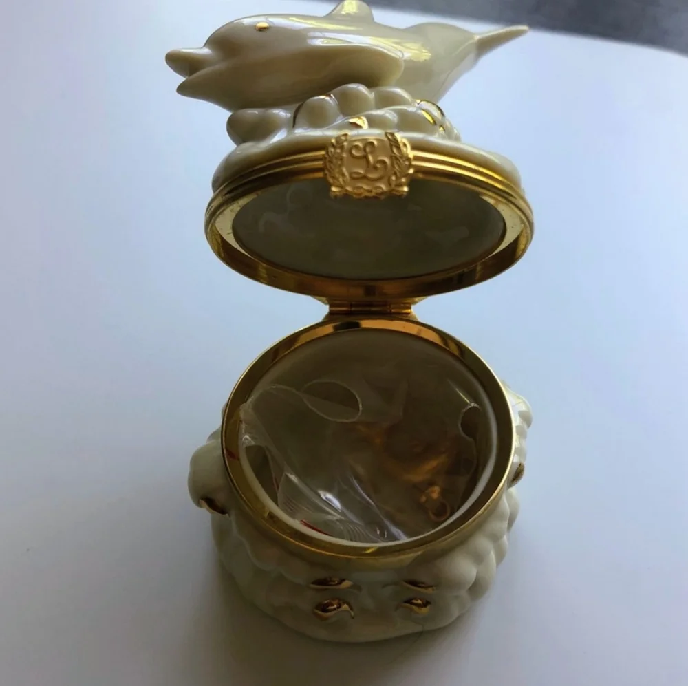Lenox Treasures Dolphin Splash Box